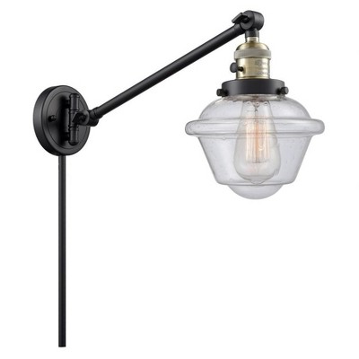 Oxford - 1 Light Swing Arm Wall Sconce In Traditional Style-25 Inches Tall and 8 Inches Wide