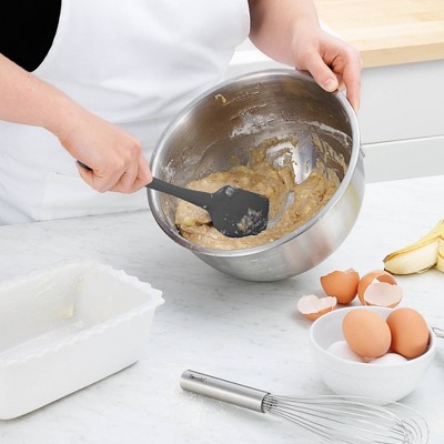 Tovolo 4pc Silicone Tool Set - Scoop N Spread Standard Spatula. Standard Spoonula & Jar Scraper Charcoal: Kitchen Utensils, Dishwasher-Safe — фото 2
