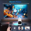 Paaaawaters Mini Projector, Video Projector for Bedroom, Built-in Speaker And Bluetooth 5.3, Native 1080P, Compatible With 4K - 4 of 4