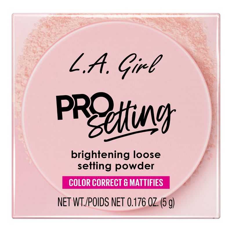 L.A. Girl Pro Pink Loose Brightening &#38; Setting Powder - 0.176oz, 1 of 6