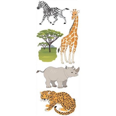 Jolee's Boutique Dimensional Stickers - Safari Animals, 5pcs