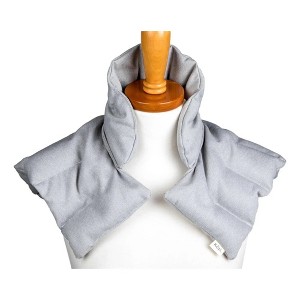 Kozi Neck & Shoulder Plush Wrap for Muscle Relief - Grey Heather - 1 of 1