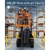 Heavy Duty Forklift Safety Cage, 36x36 Inches with Casters, Chain, and Safety Lock, supports up to 1200LBS for 1-3 People - 2 of 4