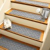 WaterHog 8.5"x30" Set of 4 Ellipse Indoor/Outdoor Stair Treads Door Mats - 2 of 4
