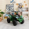 Infans 12V Battery Powered Kids Ride On ATV Electric 4-Wheeler Quad Car w/ MP3 & Light - 3 of 4