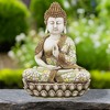 Northlight Meditating Mosaic Buddha Outdoor Ceramic Garden Statue - 19.5" - 3 of 4