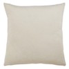 Saro Lifestyle Houndstooth Christmas Bicycle Pillow - Down Filled, 18" Square, Grey - 2 of 3
