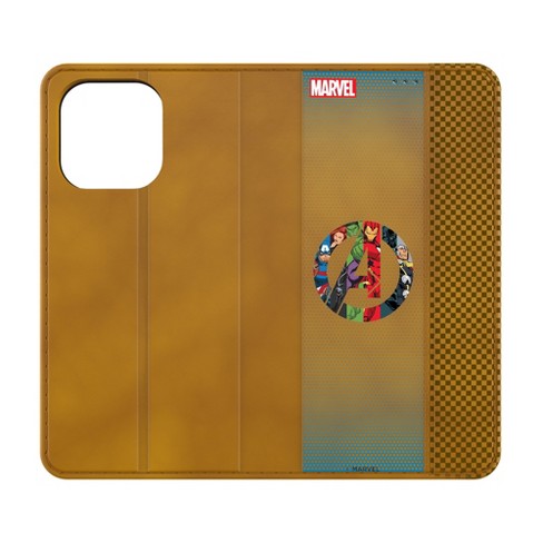 Keyscaper Marvel Grid Folio Cell Phone Case for iPhone 14 Plus - image 1 of 4