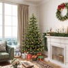 6.5ft /7.5ft Pre-Lit Artificial Aspen Fir Wood Artificial Christmas Tree with 900/1319 Branch Tips and 500/700 Lights - 4 of 4