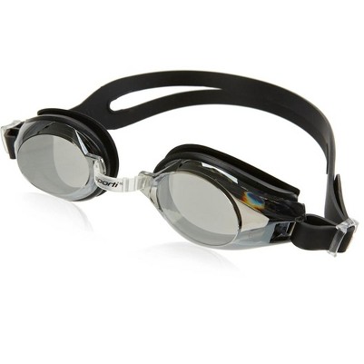 silver mirror/ smoke lens/ black frame