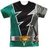 Men's Power Rangers Dino Fury Green Ranger Short Sleeve Costume T-Shirt - 2 of 4
