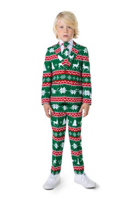 Opposuits Boys Christmas Suit - Festive Green - Size: 8 : Target