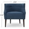 NicBex Accent Chair with Wood Legs and Button tufted,Club Chair for Bedroom,Reading Room - 3 of 4
