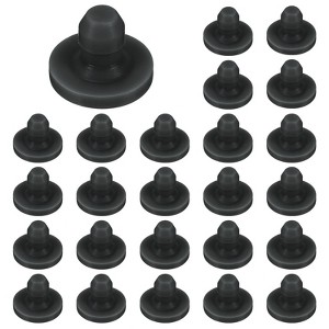 Unique Bargains Rubber Corrosion-Resistant Silicone Snap-in Locking Hole Plugs Black - 1 of 4