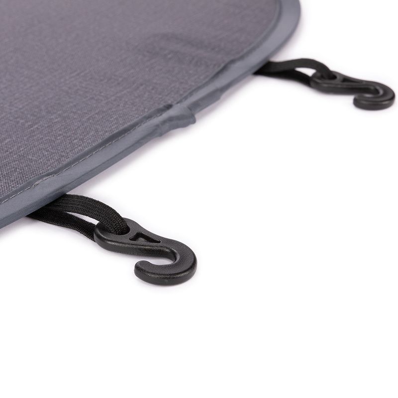 Diono Stuff 'N Scuff XL Kick Mat Back Seat Protector, Storage Pocket, 100% Water Resistant, Gray, 3 of 6
