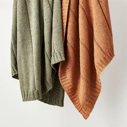 Woven Striped Knit Nep Throw Blanket - Threshold™ designed with Studio McGee