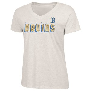NCAA UCLA Bruins Women's Oatmeal V-Neck T-Shirt - 1 of 3