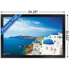 Trends International Santorini Island Framed Wall Poster Prints - 3 of 4