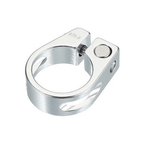 Unique Bargains Aluminum Alloy Quick-Release Mountain Road Bike Seat Post Clamp - 1 of 4