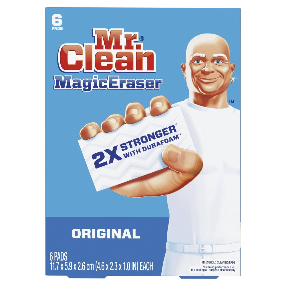 Mr. Clean Magic Eraser Original with Durafoam - 6ct