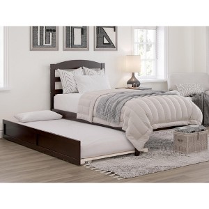 AFI Furnishings Warren Platform Bed TXL with TXL Trundle ES - 1 of 4