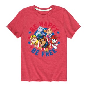 Boys' - Paw Patrol - Americana Short Sleeve Graphic T-Shirt - 1 of 4