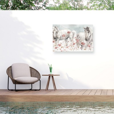 Lisa Audit Wild Horses Iii Outdoor Canvas Art