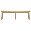 vidaXL Bench 63 in.x15.7 in.x17.7 in. Solid Wood Mango - 2 of 4