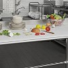 Flash Furniture Denton Commercial Grade NSF Certified High-Pressure 0.75" Thick Poly Top Cutting Board with Brackets for Kitchen Tabletop - image 3 of 4