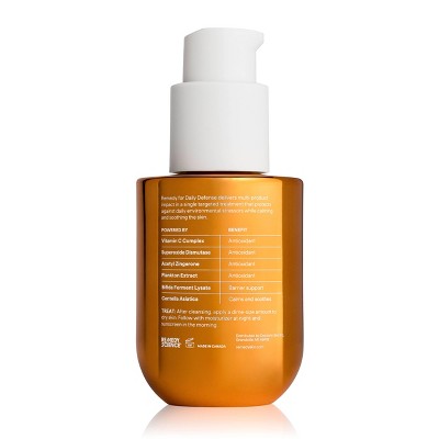 Remedy Skin 15% Vitamin C Complex Brightening Antioxidant Serum for Daily Defense with Ferulic Acid, Ectoin, Hyaluronic Acid - 1 fl oz.