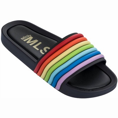 Women's 3D Rainbow Beach Slide - melissa