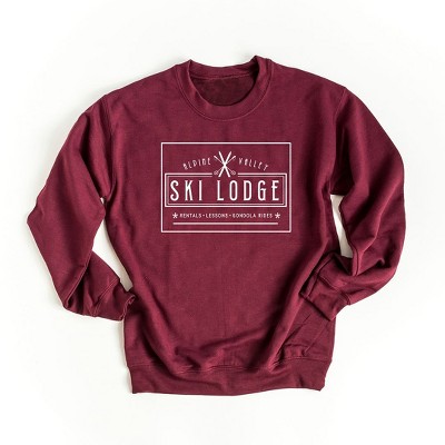 Simply Sage Market Women's Graphic Sweatshirt Alpine Valley Ski Lodge