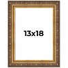 PosterPalooza | Museum Gold Picture Frame - UV Acrylic, Foam Board Backing, Hanging Hardware - 2 of 4