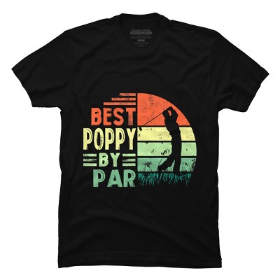 Men's Design By Humans Best Poppy by Par By JeilJersey T-Shirt