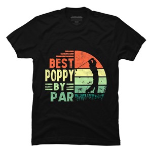 Men's Design By Humans Best Poppy by Par By JeilJersey T-Shirt - 1 of 2