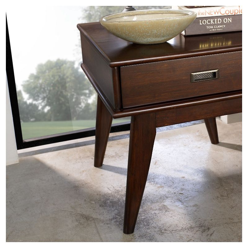 Tierney Solid Hardwood Mid Century Side Table - Wyndenhall, 5 of 11