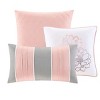 PAGED Full/Queen Quilt Set Printed Cotton 6 Piece Bedding Set, Bed in a Bag with 1 Quilt, 2 Standard Shams and 3 Decorative Pillows - 4 of 4