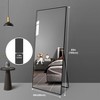 LOVMOR Modern Full Length Mirror, Full Body Mirror, Free Standing or Leaning or Wall-Mounted Mirror for Living Room, Bedroom - 3 of 4