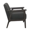 NicBex Polyester Accent Chair,Upholstered Living Room Chairs with High Back and Rubberwood Legs,Modern Armchair,Club Chairs for Living Room - 3 of 4