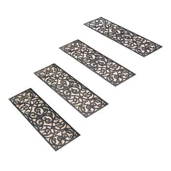 Collections Etc Butterfly Stair Traction Treads - Set of 4 29.5" x 9.5"