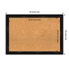 Amanti Art Grand Black Narrow Framed Corkboard, Natural Cork - 4 of 4