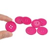 Unique Bargains Resin Craft Snap Round Flat 4-Hole Sewing Buttons 50 Pcs - 4 of 4