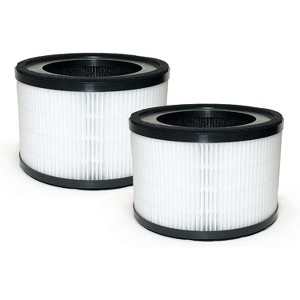 Nispira 3-In-1 MAF-02 High Efficiency True HEPA Activated Carbon Filter Replacement for Miko IBUKI M MA-02CW Air Purifier MAF-02, 2 Packs - 1 of 4