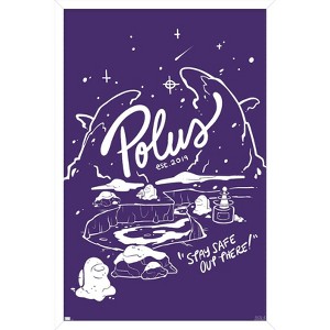 Trends International Among Us - Stay Safe Out There Framed Wall Poster Prints - 1 of 4