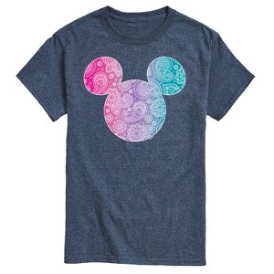 Men's - Disney - Mickey Bandana Pattern Short Sleeve Graphic T-Shirt - 1 of 4