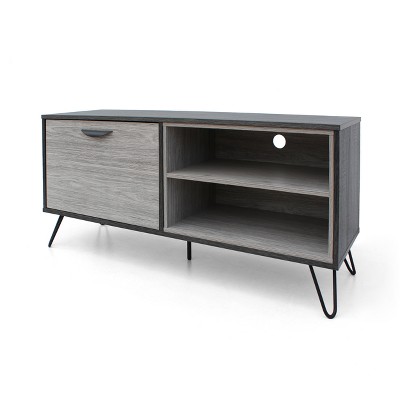 Veda Mid Century Modern TV Stand for TVs up to 48" Gray - Christopher Knight Home