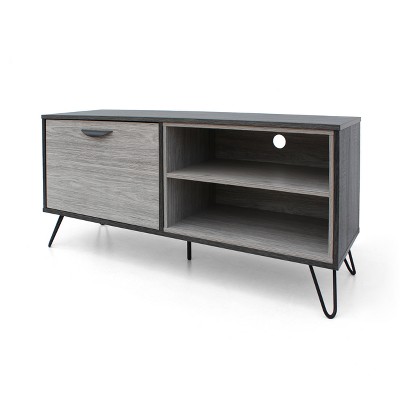 target mid century media console