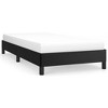 Bed Frame Black Faux leather, plywood, engineered wood Twin - 2 of 4