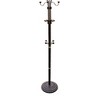 Kumasinova 73" Chrome Wooden Coat Rack,Freestanding Coat Racks with Stable Base,Metal Clothing Racks for Hanging Clothes for Entryway - 4 of 4