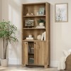 Sauder 71" 5 Shelf Rosedale Ranch Bookcase Timber Oak - 4 of 4